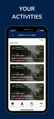 OxSport android App screenshot 3